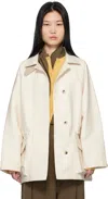 Le17septembre Off-white Cotton Traveller Jacket In Ivory