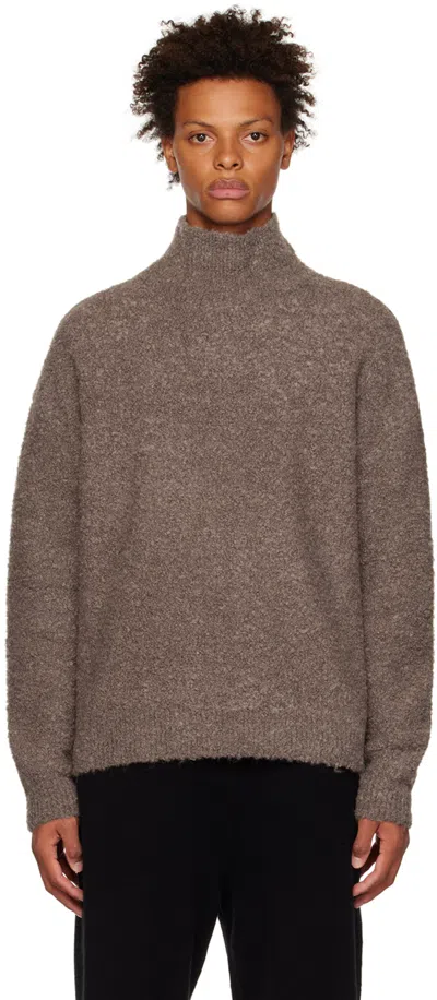 Le17septembre Ssense Exclusive Brown Turtleneck
