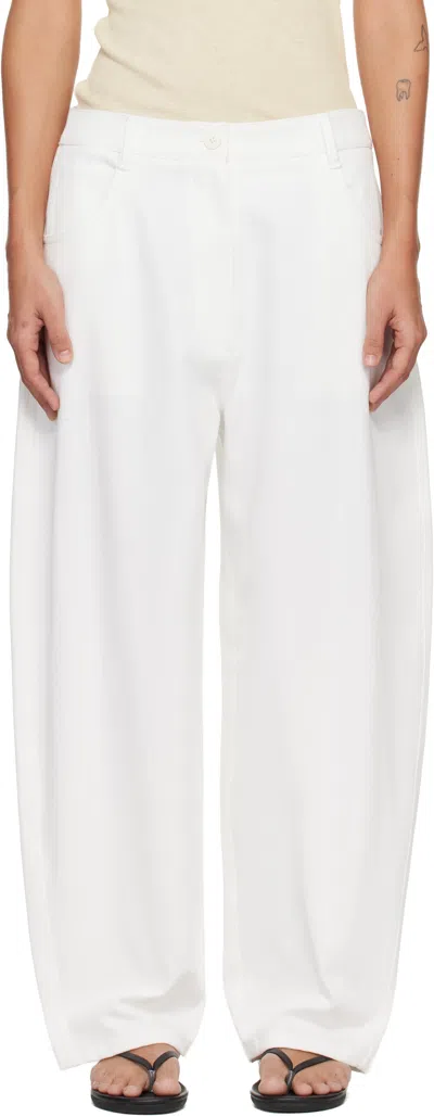 Le17septembre White Oblong Trousers