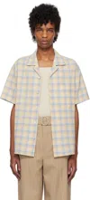Le17septembre Yellow & Blue Check Shirt In Yellow