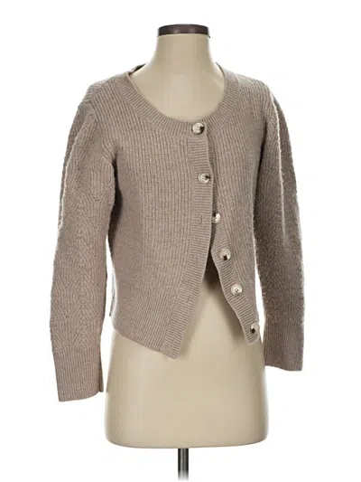 Pre-owned Lea & Viola Cardigan Sweater In Brown