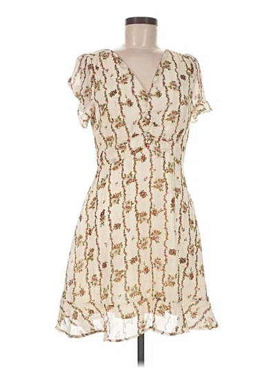 Lea & Viola Casual Dress In Ivory
