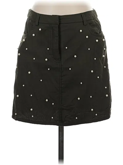 Pre-owned Lea & Viola Casual Skirt In Black
