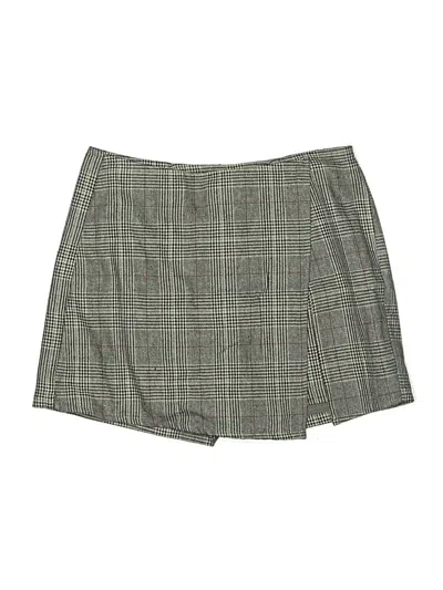 Pre-owned Lea & Viola Casual Skirt In Gray