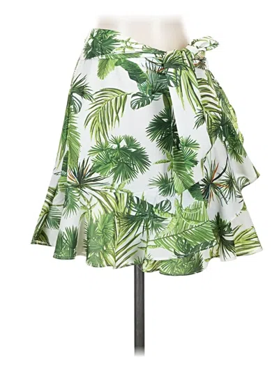 Pre-owned Lea & Viola Casual Skirt In Green