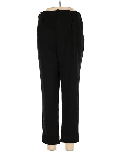 Pre-owned Lea & Viola Dress Pants In Black