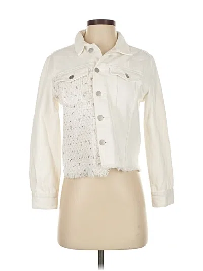 Pre-owned Lea & Viola Jacket In White