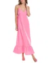 Lea & Viola Women's Triangle Maxi Shift Dress In Pink