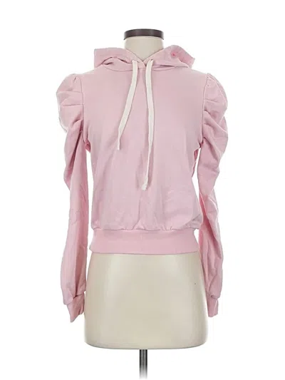 Pre-owned Lea & Viola Pullover Hoodie In Pink