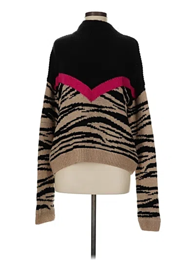 Pre-owned Lea & Viola Pullover Sweater In Black