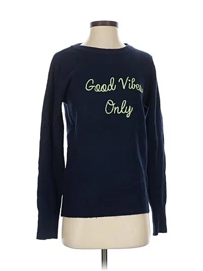 Pre-owned Lea & Viola Pullover Sweater In Blue