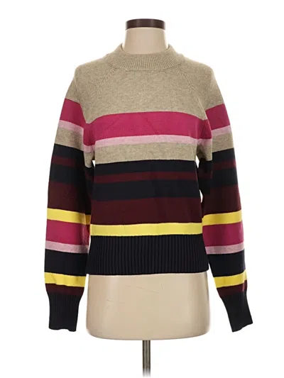 Pre-owned Lea & Viola Pullover Sweater In Brown