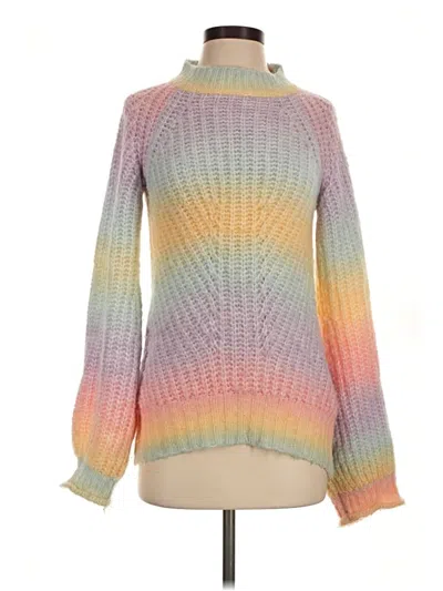Pre-owned Lea & Viola Pullover Sweater In Pink