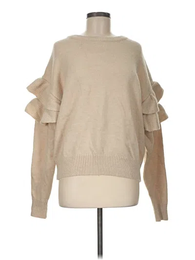 Pre-owned Lea & Viola Pullover Sweater In Tan