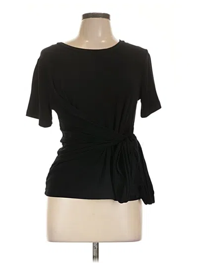 Pre-owned Lea & Viola Short Sleeve T-shirt In Black