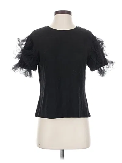 Lea & Viola Short Sleeve T-shirt In Black