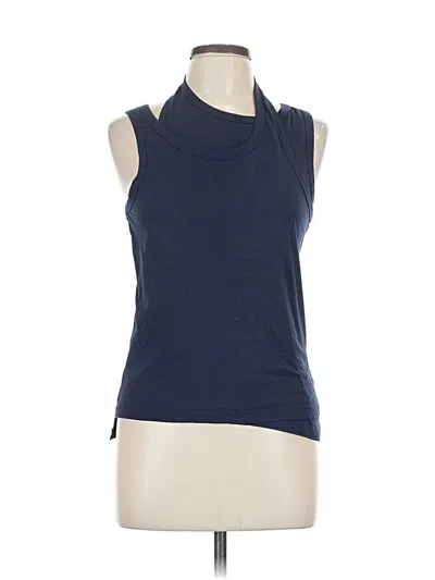 Pre-owned Lea & Viola Sleeveless T-shirt In Blue