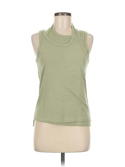 Pre-owned Lea & Viola Sleeveless T-shirt In Green