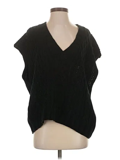 Lea & Viola Sweater Vest In Black
