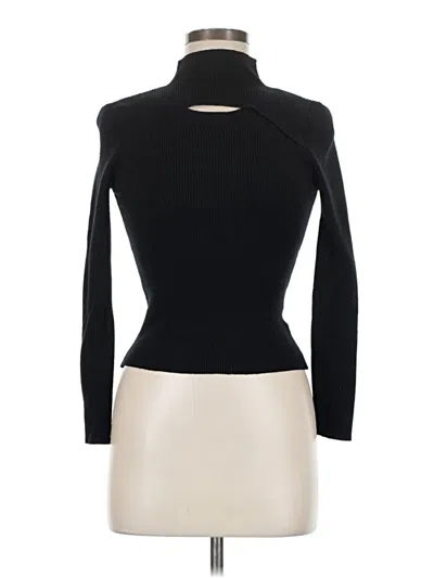 Pre-owned Lea & Viola Turtleneck Sweater In Black