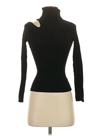 Pre-owned Lea & Viola Turtleneck Sweater In Black