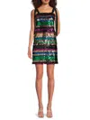 Lea & Viola Women's Sequin Embellishment Mini Dress In Black