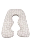 Leachco Back 'n Belly® Chic Contoured Pregnancy Support Pillow In Dandelion/taupe