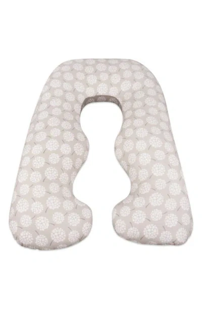 Leachco Back 'n Belly® Chic Contoured Pregnancy Support Pillow In Dandelion/taupe