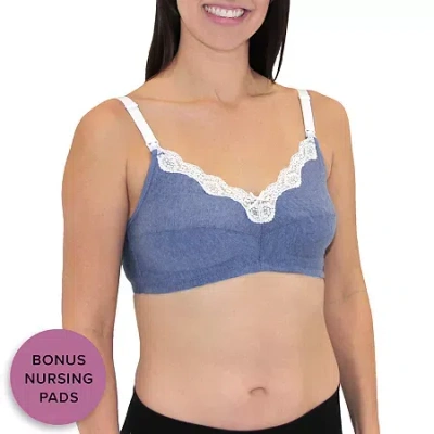 Leading Lady Maternity Comfort & Sleep Bra - J1600 In Blue