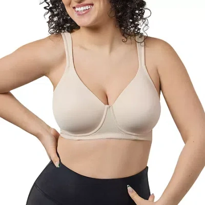Leading Lady Seamless Full Figure Padded Underwire T-shirt Bra-5028 In Sand