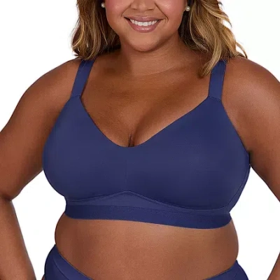 Leading Lady The Aurora Microfiber Lightlylined Tshirt Bra- 5979 In Blue