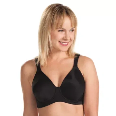 Leading Lady The Brigitte Full Coverage Wirefree T-shirt Bra-5042 In Black