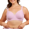 Leading Lady The Brigitte Full Coverage Wirefree T-shirt Bra-5042 In Pink