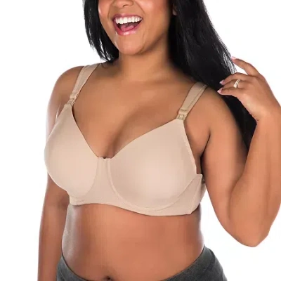 Leading Lady The Carole - Cool Fit Wirefree Nursing Bra- 4057 In Sand