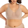 Leading Lady The Evie- Cotton Comfort Leisure Bra- 142 In Brown