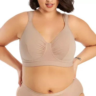 Leading Lady The Evie- Cotton Comfort Leisure Bra- 142 In Sand