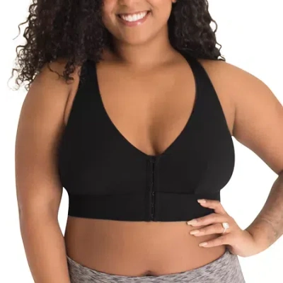 Leading Lady The Greta - Front-closure Wirefree Bralette- 5170 In Black