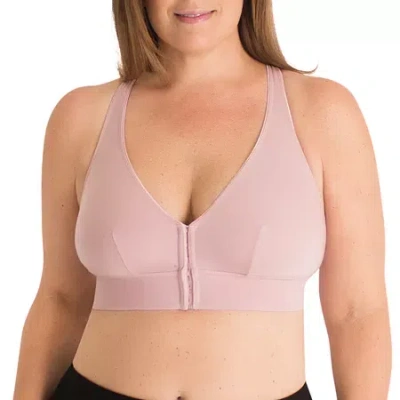Leading Lady The Greta - Front-closure Wirefree Bralette- 5170 In Purple