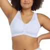 Leading Lady The Harper - Wirefree Mesh Front-closure Bra- 5972 In White