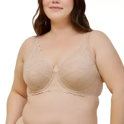 Leading Lady The Willow Plunge Bra- 5944 In Neutral