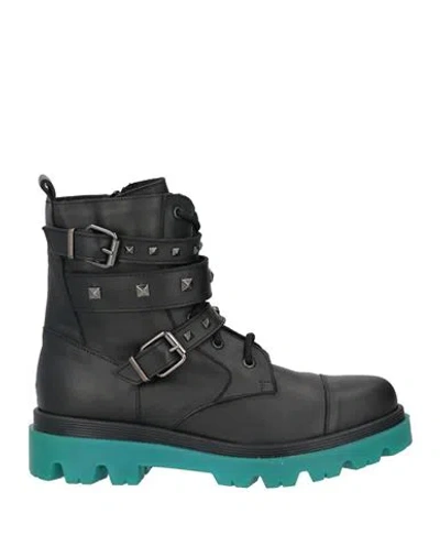 Lea-gu Woman Ankle Boots Black Size 8 Calfskin