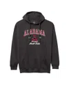 League Collegiate Wear Men's Black Alabama Crimson Tide Arch Script Essential Fleece 2.0 Pullover Hoodie In Black