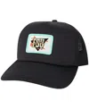 League Collegiate Wear Men's  Black Florida State Seminoles Beach Club Laguna Trucker Snapback Adjust In Black