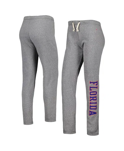 League Collegiate Wear Women's  Heather Gray Florida Gators Victory Springs Tri-blend Jogger Pants