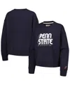 League Collegiate Wear Women's Navy Penn State Nittany Lions Boxy Pullover Sweatshirt