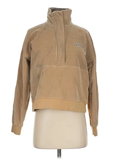 Pre-owned League Fleece Jacket In Tan