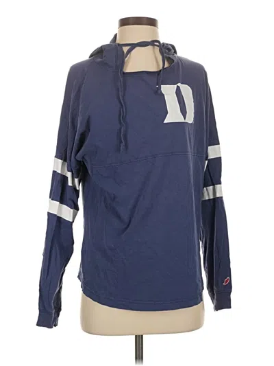 Pre-owned League Long Sleeve Polo Shirt In Blue