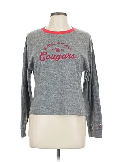 Pre-owned League Long Sleeve T-shirt In Gray