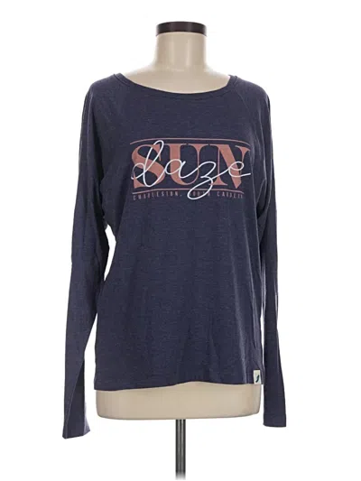Pre-owned League Long Sleeve T-shirt In Blue