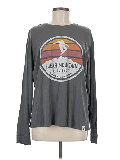 Pre-owned League Long Sleeve T-shirt In Gray